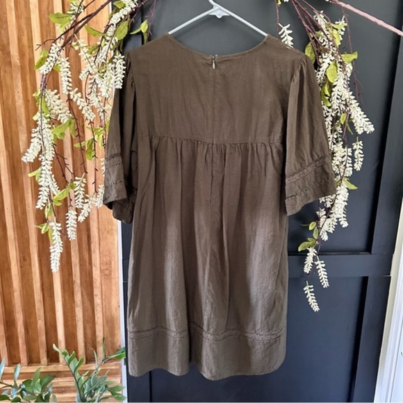 Zara‎ Shift Dress Olive Green. Size S - Picture 5 of 12